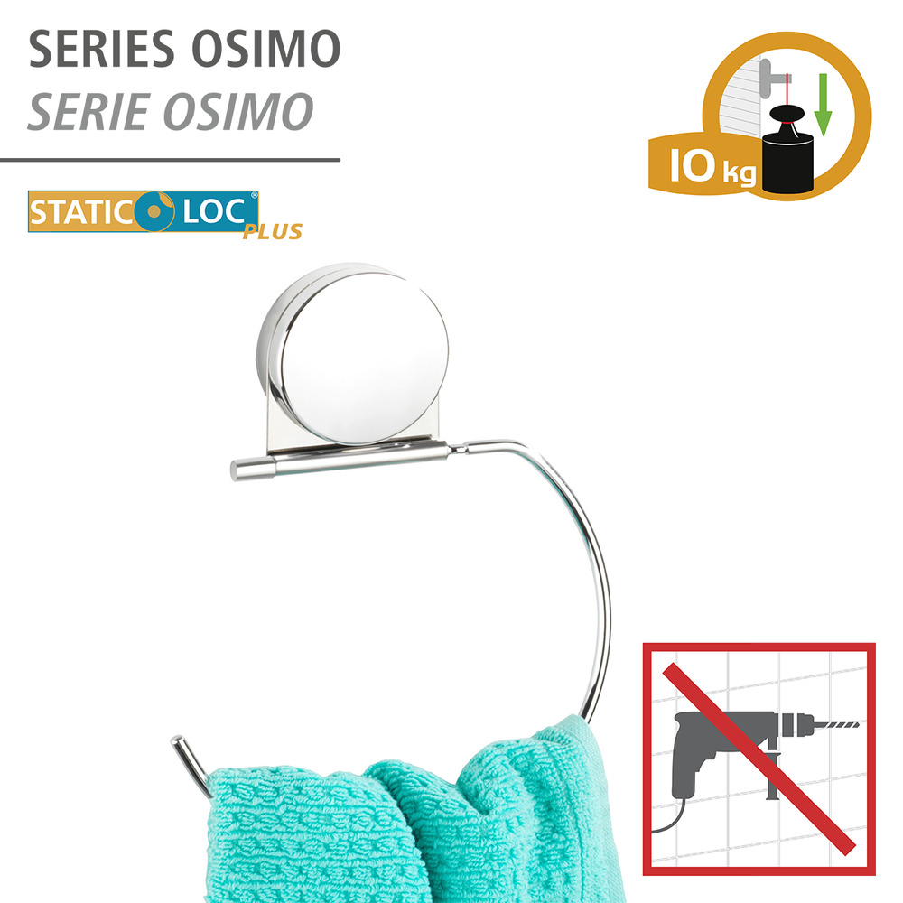 Static-Loc® Plus Handtuchring Osimo  Handtuchhalter, Befestigen ohne bohren