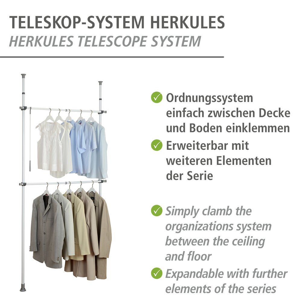 Herkules Basic telescopisch kastsysteem
