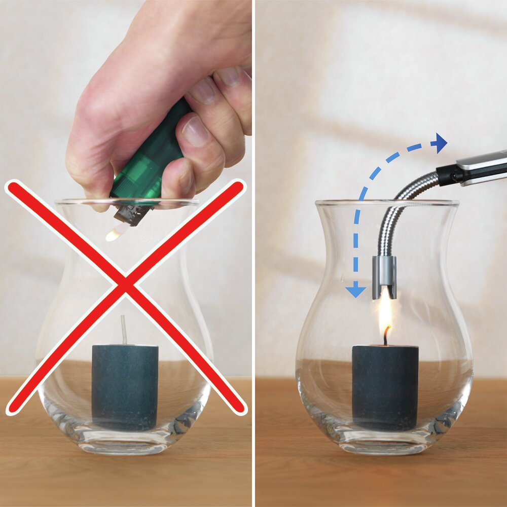 LED Lichtbogen-Feuerzeug   ohne Gas oder Berzin