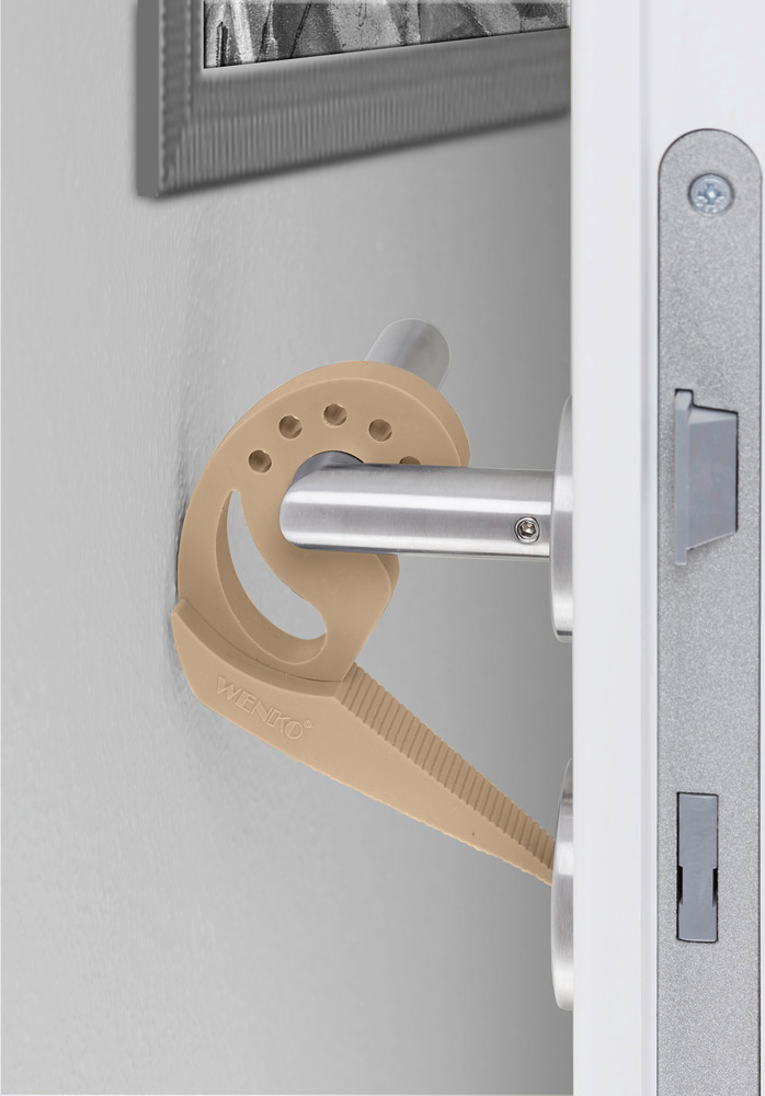 Türstopper und Fensterstopper Multi-STOP® Beige  für Türen, Fenster und Schubladen