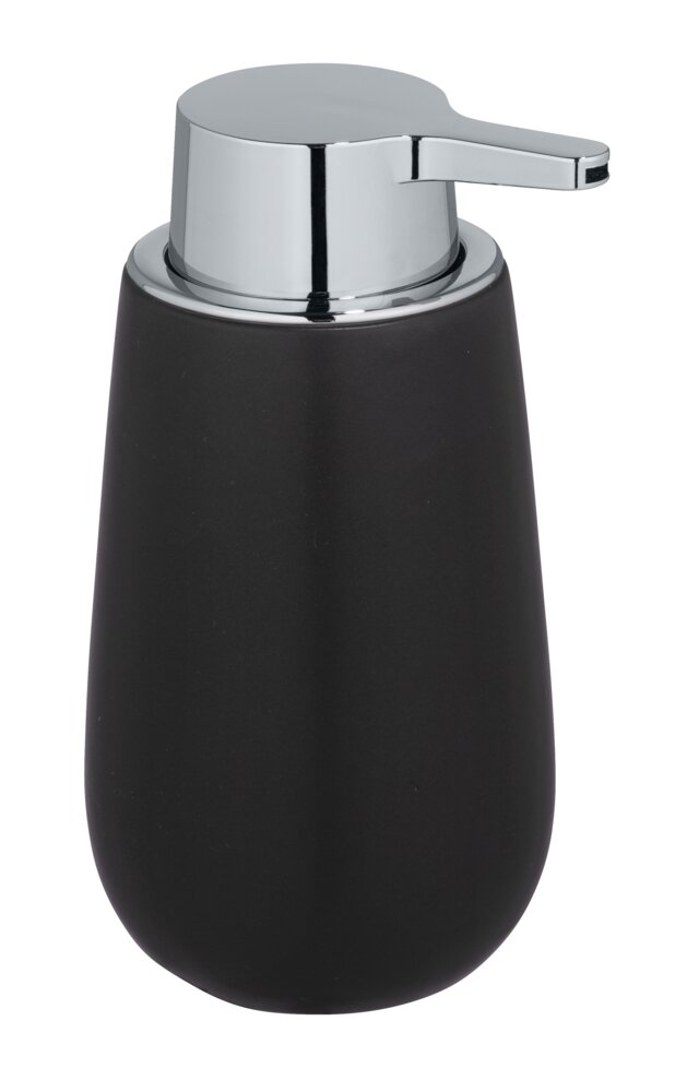 Distributeur de savon Badi noir  céramique, 320 ml
