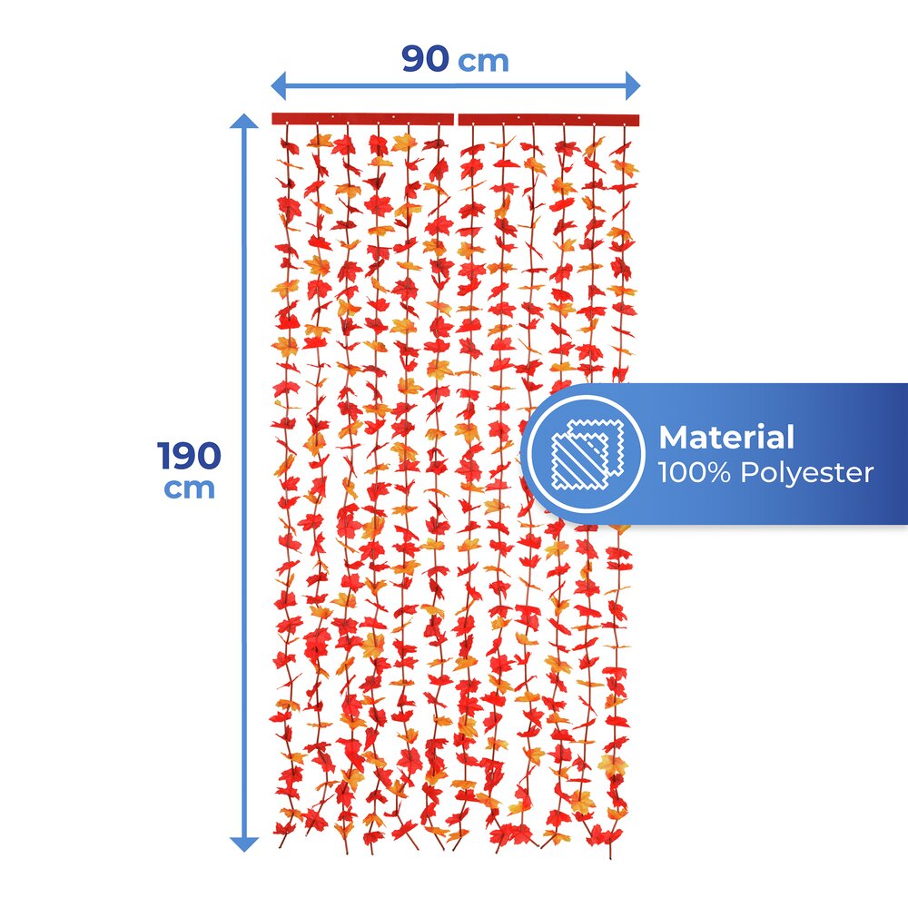 Rideau de feuilles Été indien  protège des insectes & des regards