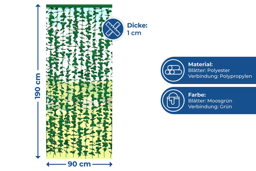 Rideau de porte Liane