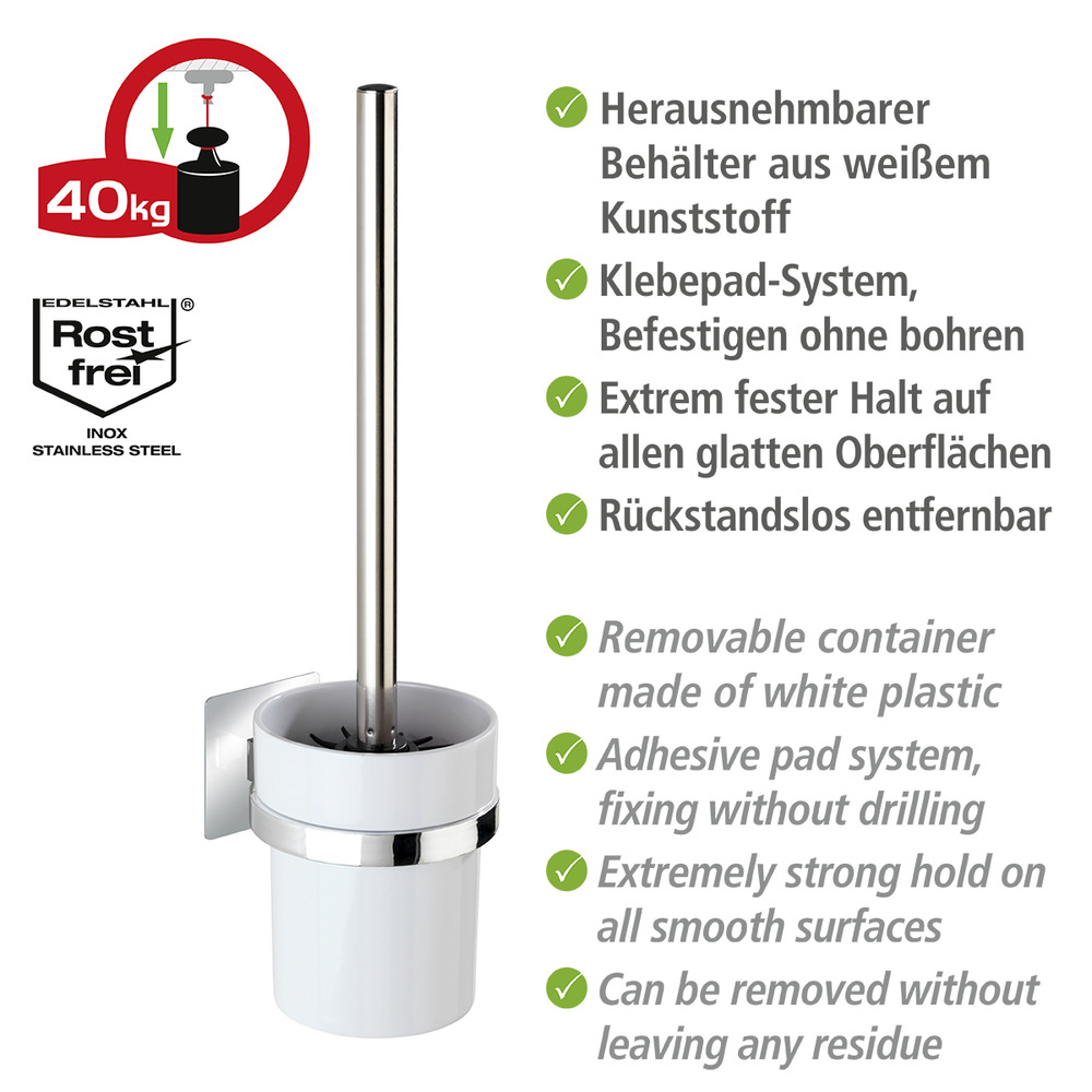 Turbo-Loc® WC-Garnitur Quadro  Befestigen ohne bohren