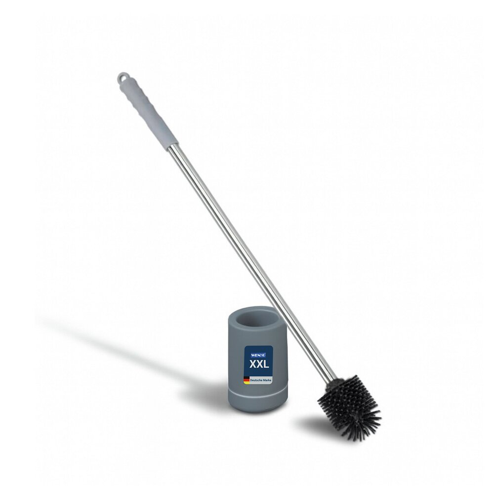 Brosse WC Hygiène extra long  pour nettoyer les toilettes sans se baisser