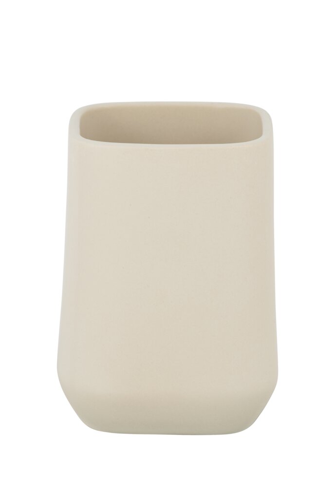 Keramik Zahnputzbecher Mod. ADINE, Ecru