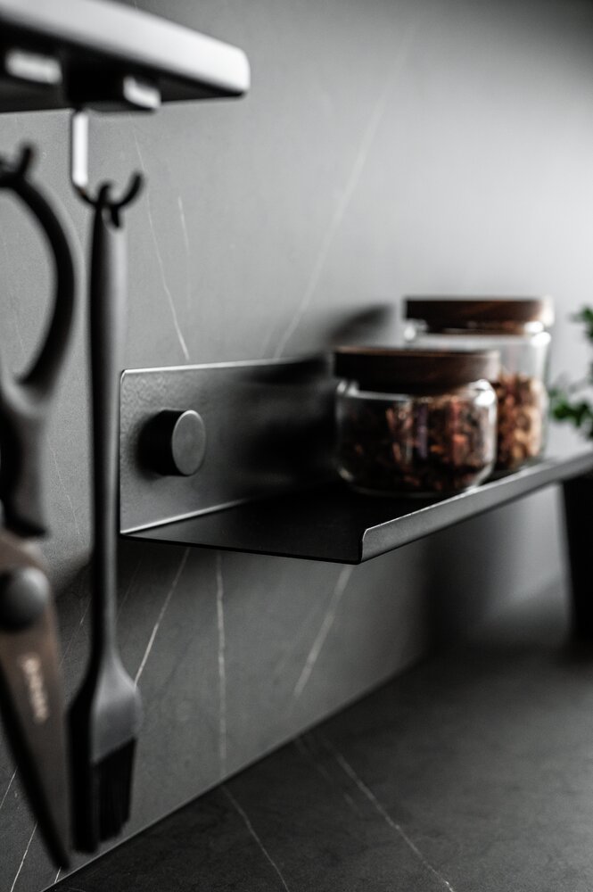 Küchenregal Mod. Jet S  aus pulverbeschichtetem Metall