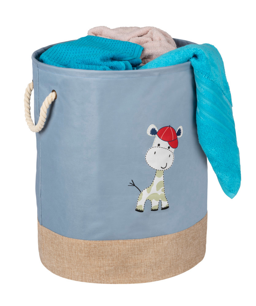 Wäschesammler Kids Gerry rund  Wäschetonne, 63 l, blau