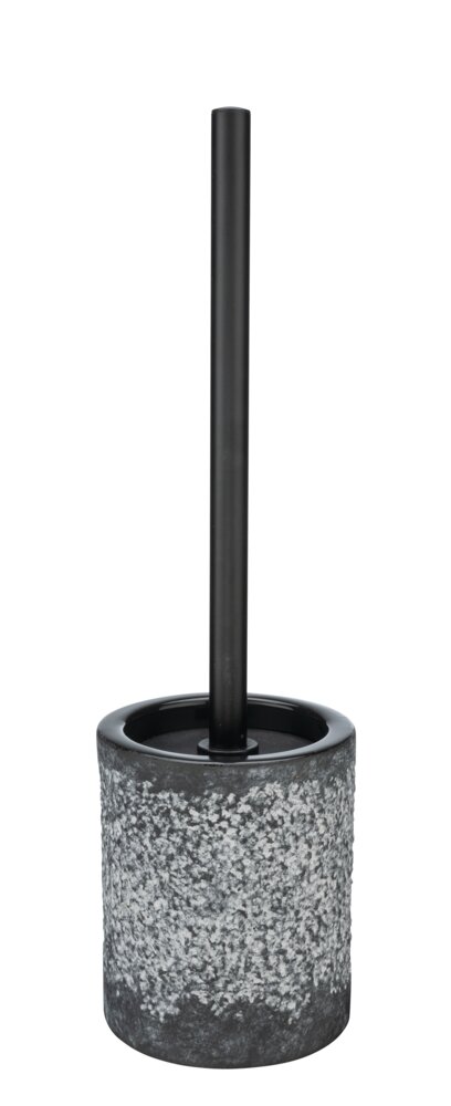 Garniture WC en céramique Anfo Gris  avec une surface structurée