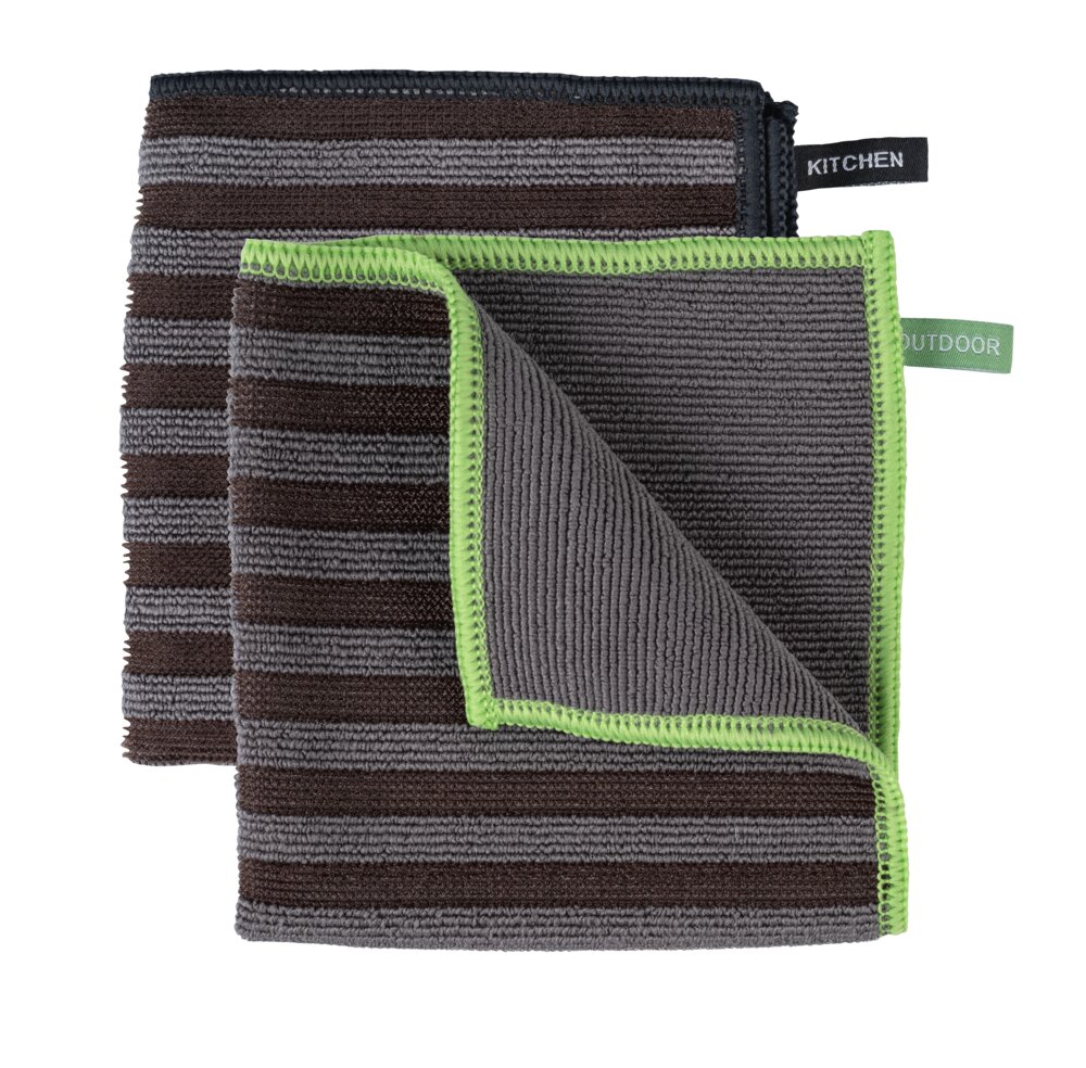 Mikrofasertuch Mod. Migro, 2er  schnelltrocknend, mit zwei verschiedenen Seiten