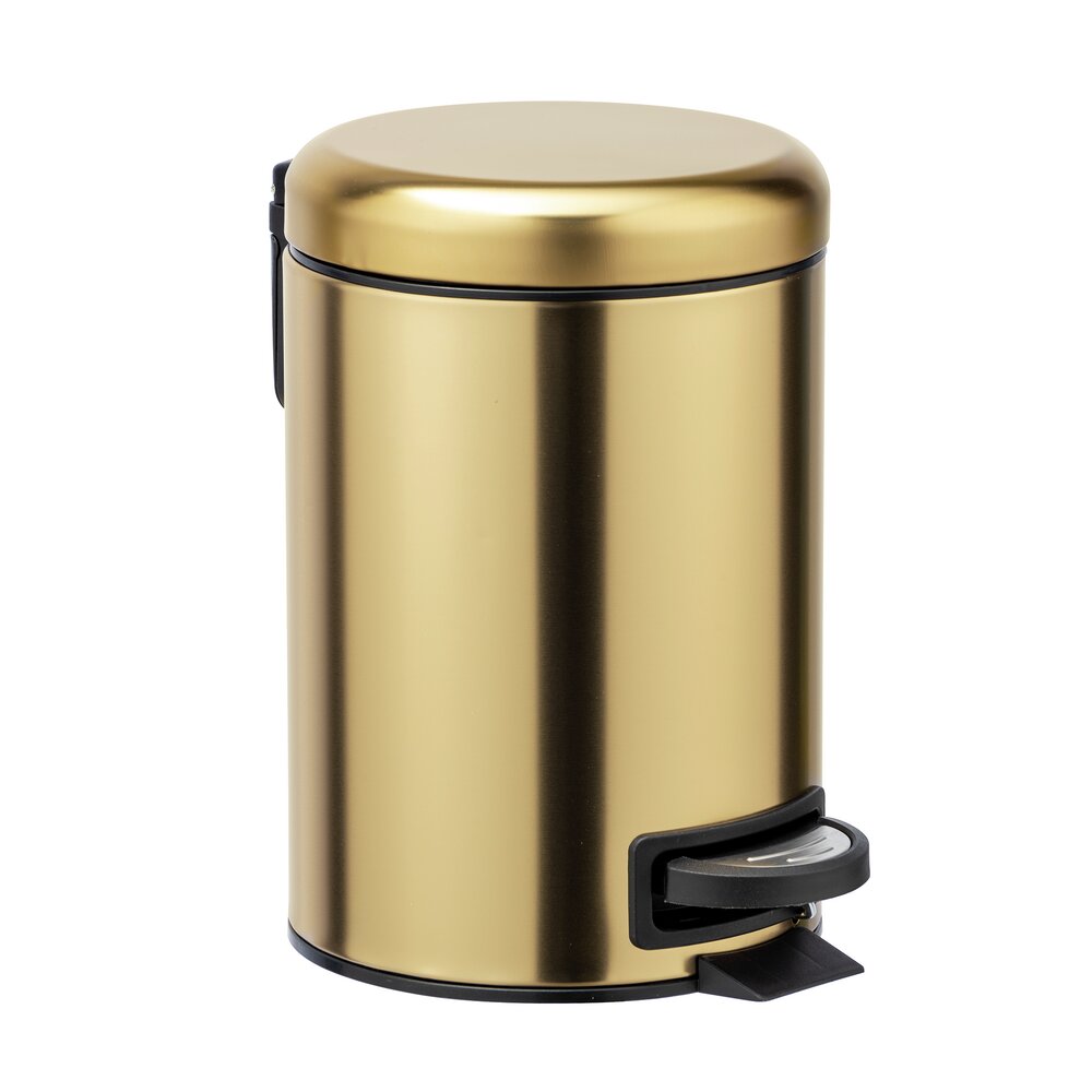 Treteimer Mod. Leman Edels gold matt 3l  Edelstahl, 3 Liter