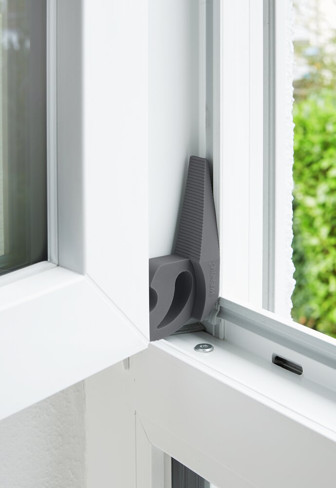 Türstopper und Fensterstopper Multi-STOP® Anthrazit  für Türen, Fenster und Schubladen