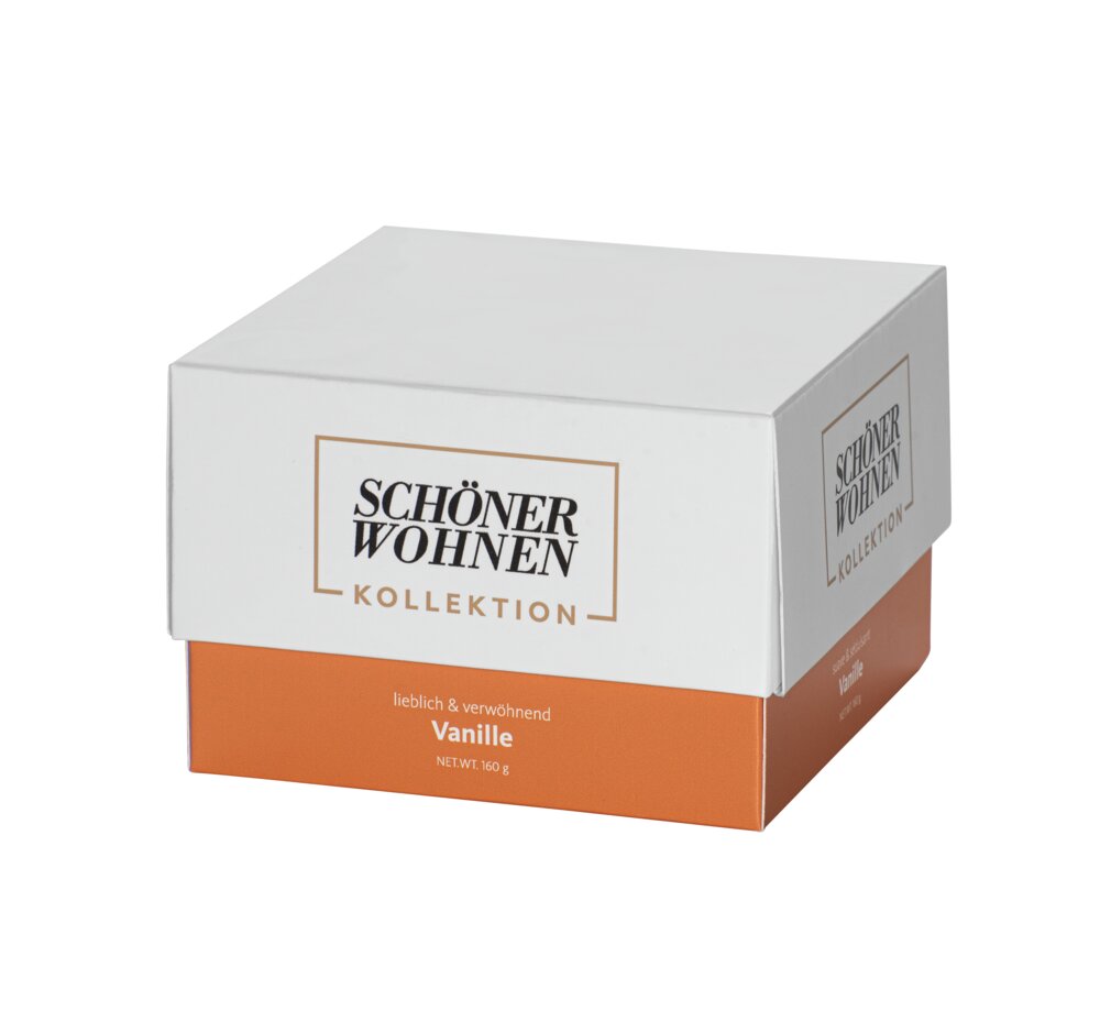 Collection SCHÖNER WOHNEN Bougie parfumée Mod. Vanilla M  Durée de combustion 30 - 40 heures