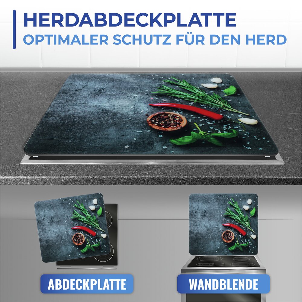 Multi-Platte Mod. Rosmarin  für Glaskeramik Kochfelder