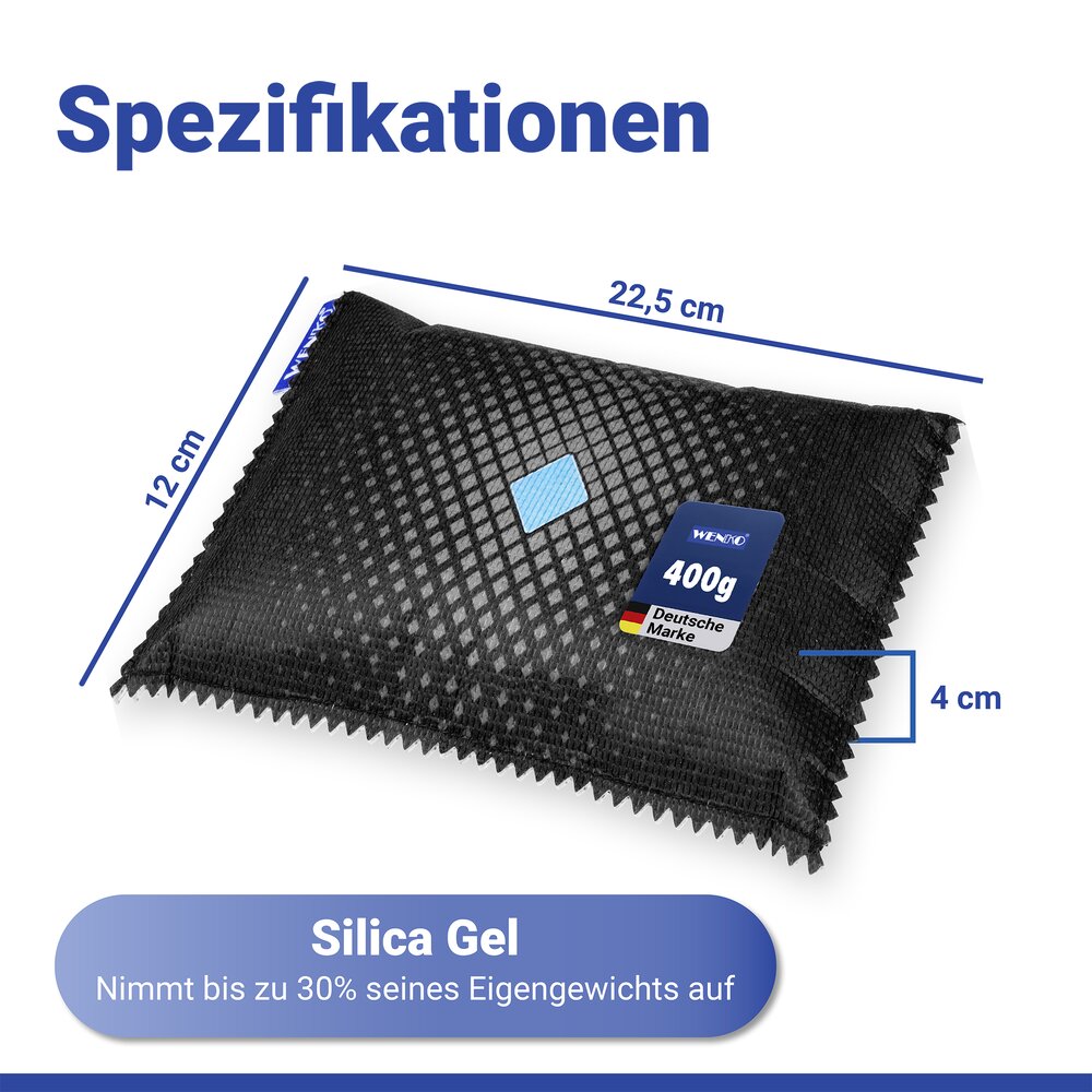 Auto-ontvochtiger met indicator 400 g, set van 2