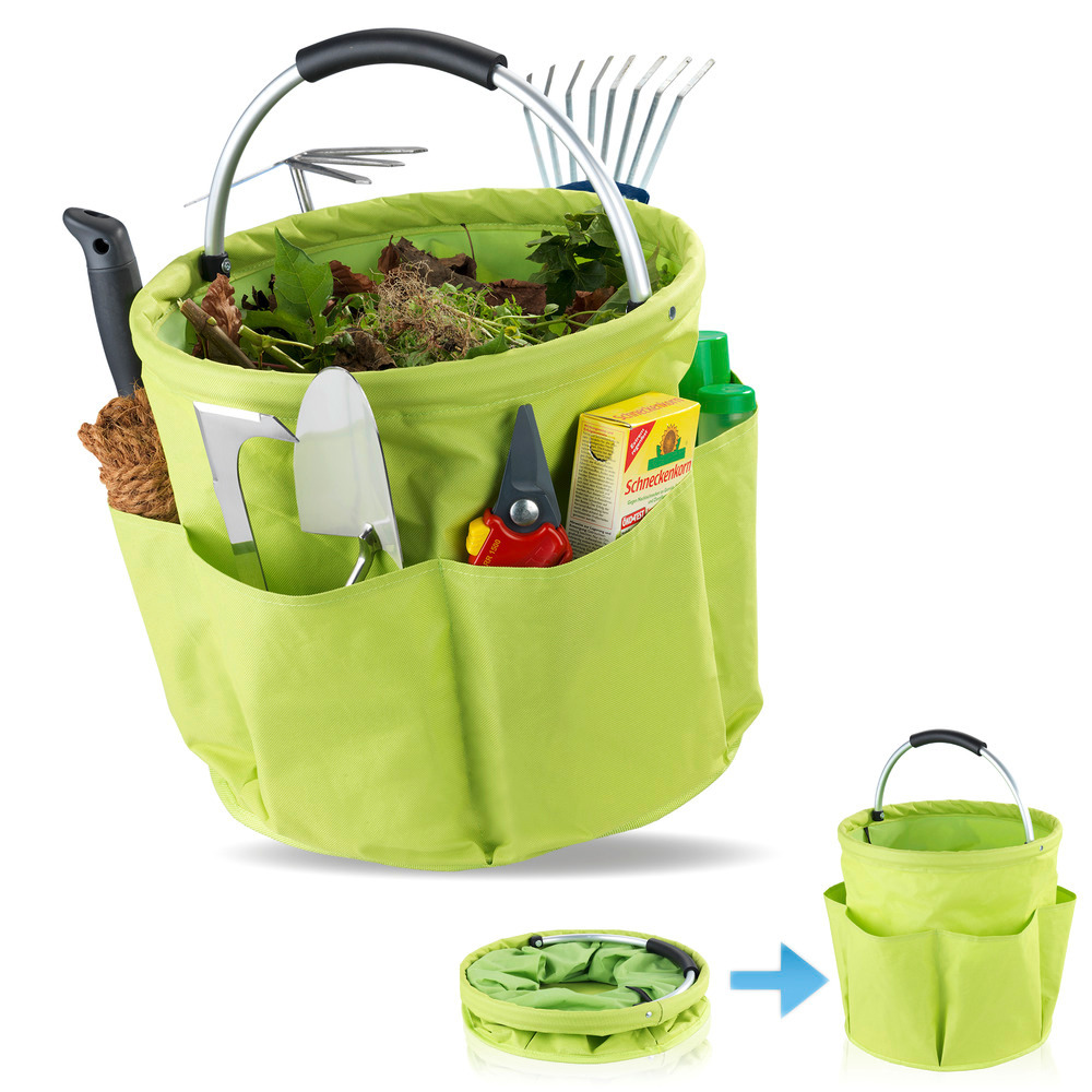 Garten Caddy XL Grün  Mit 6 Außentaschen