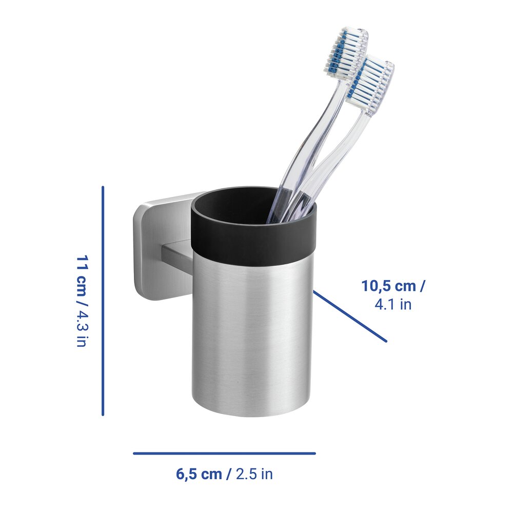 Turbo-Loc® porte-brosses à dents Uno Mod. Porto Matt  montage sans perçage
