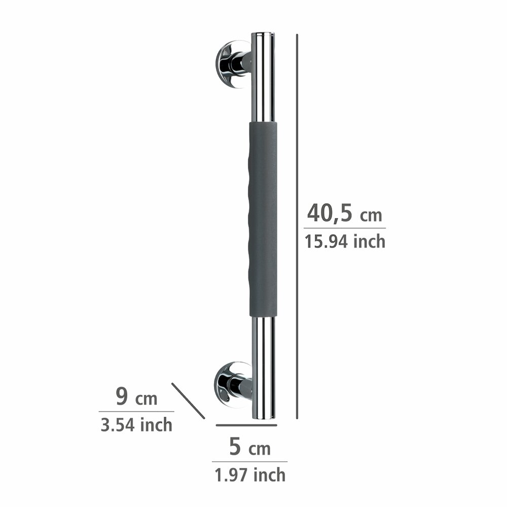 Poignée de sécurité en acier inoxydable Secura 40,5 cm  40,5 cm