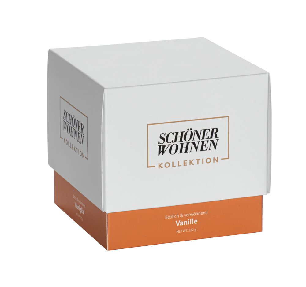 Collection SCHÖNER WOHNEN Bougie parfumée Mod. Vanilla L  Durée de combustion 45 - 55 heures