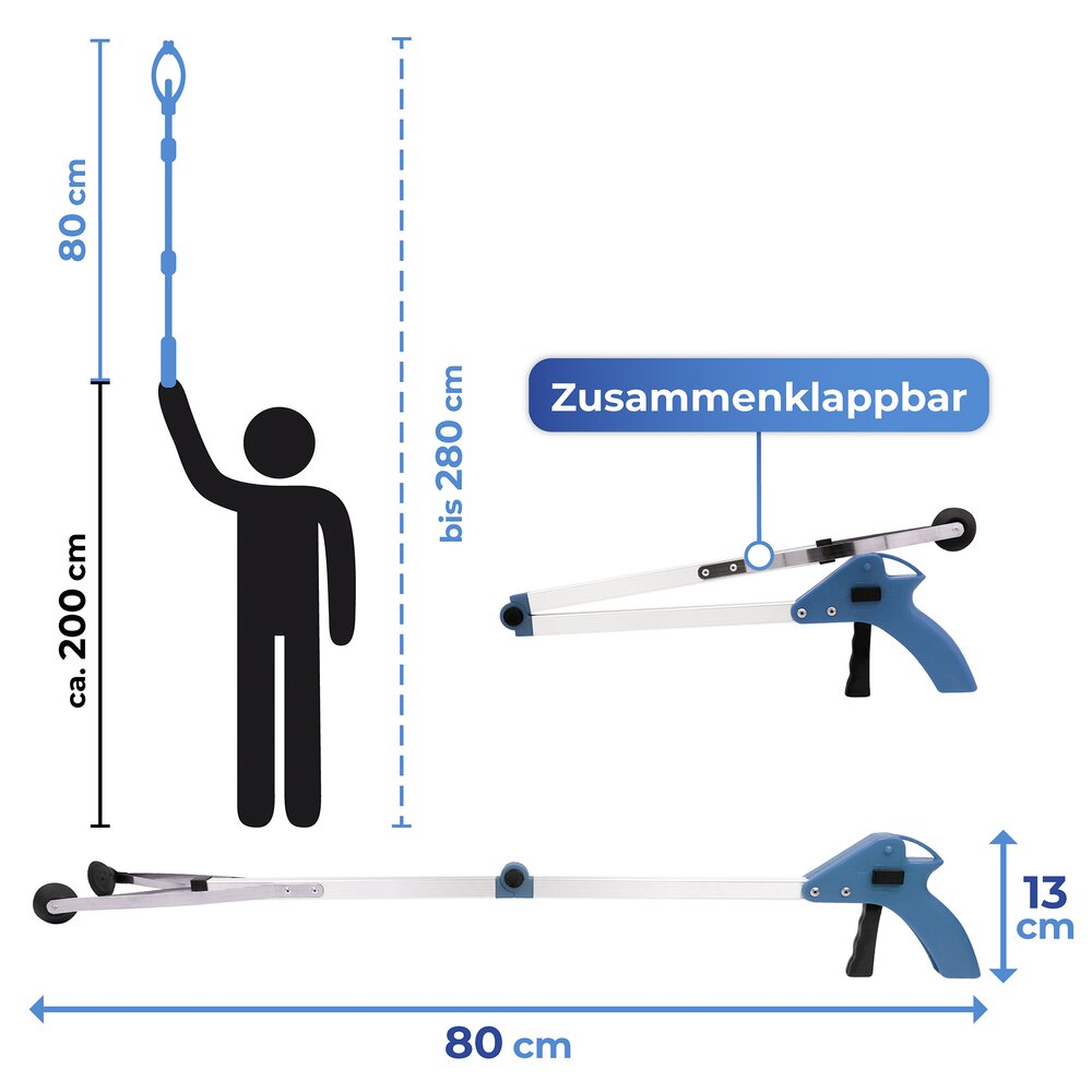 Greifarm  zusammenklappbar