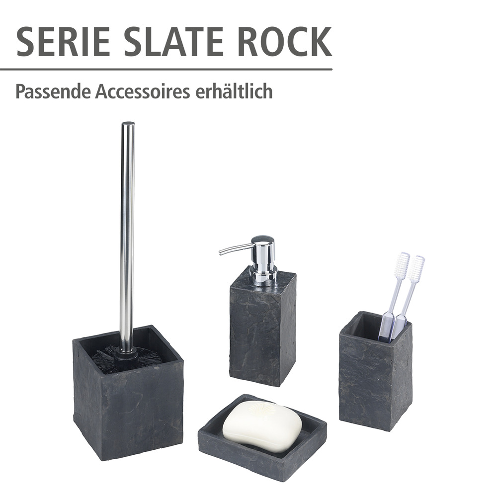 Seifenschale Slate Mod. Rock  Schieferoptik