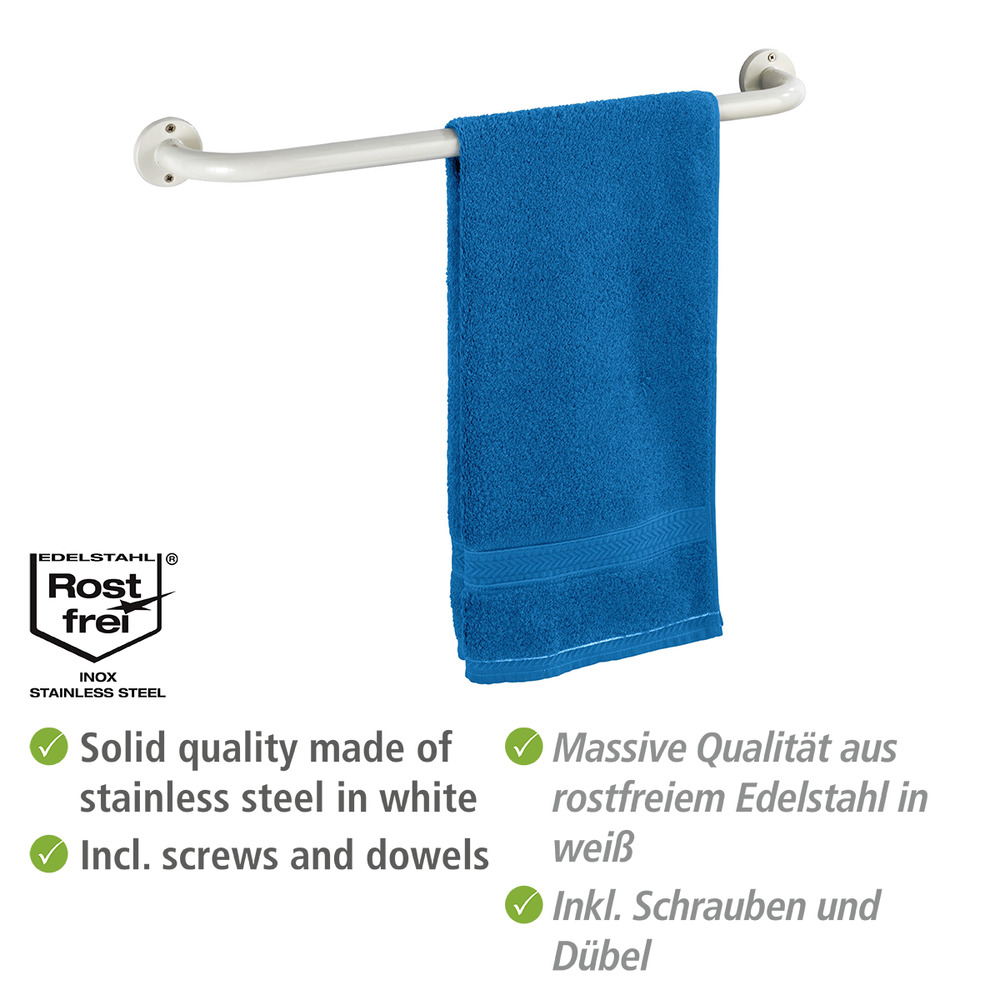 Badetuchstange Mod. Basic 60 cm Weiß  