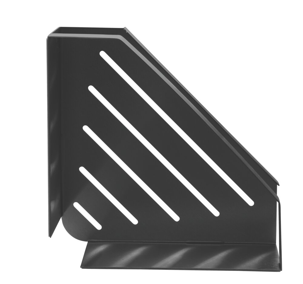 Eckablage Mod. MELETO Gun-Metal Grey  aus Edelstahl