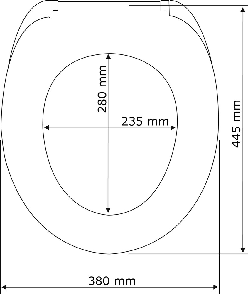 WC-Sitz Star  Duroplast