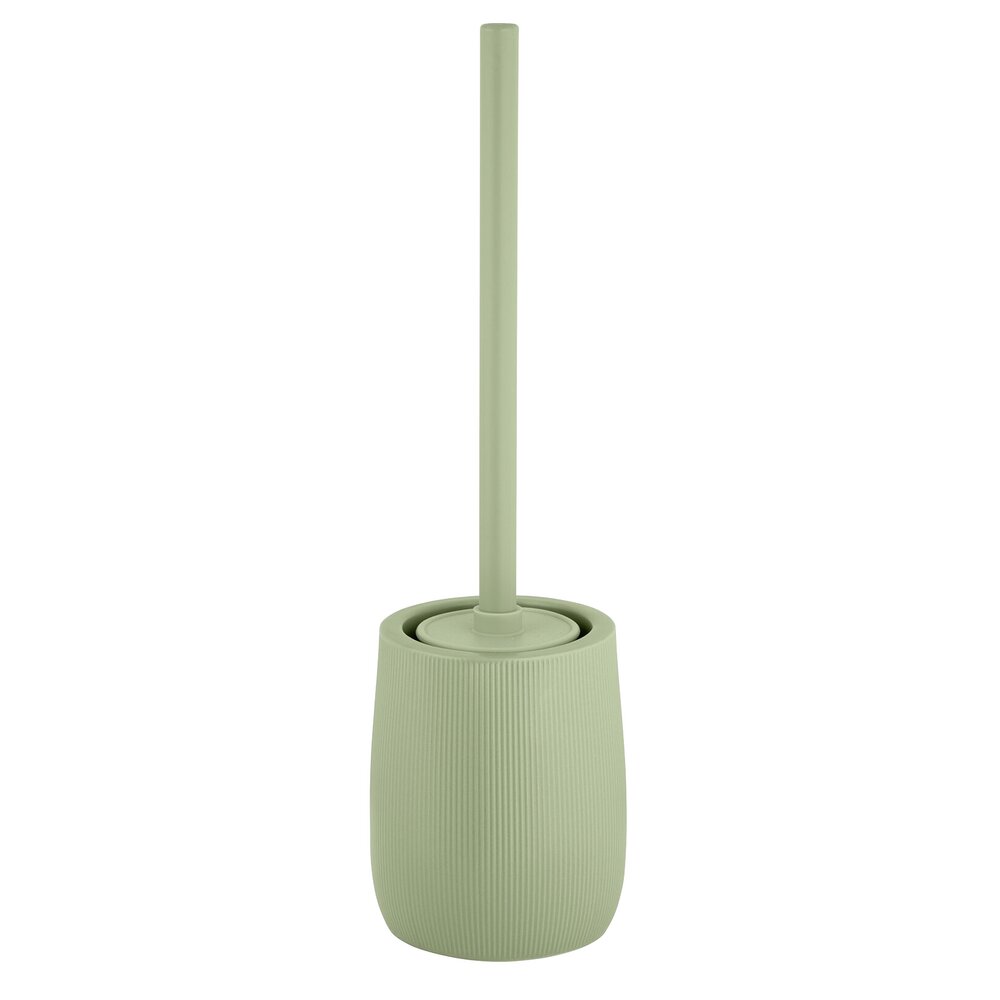 Brosse WC Mod. Fablo Vert  en céramique de haute qualité, avec tête de brosse en silicone