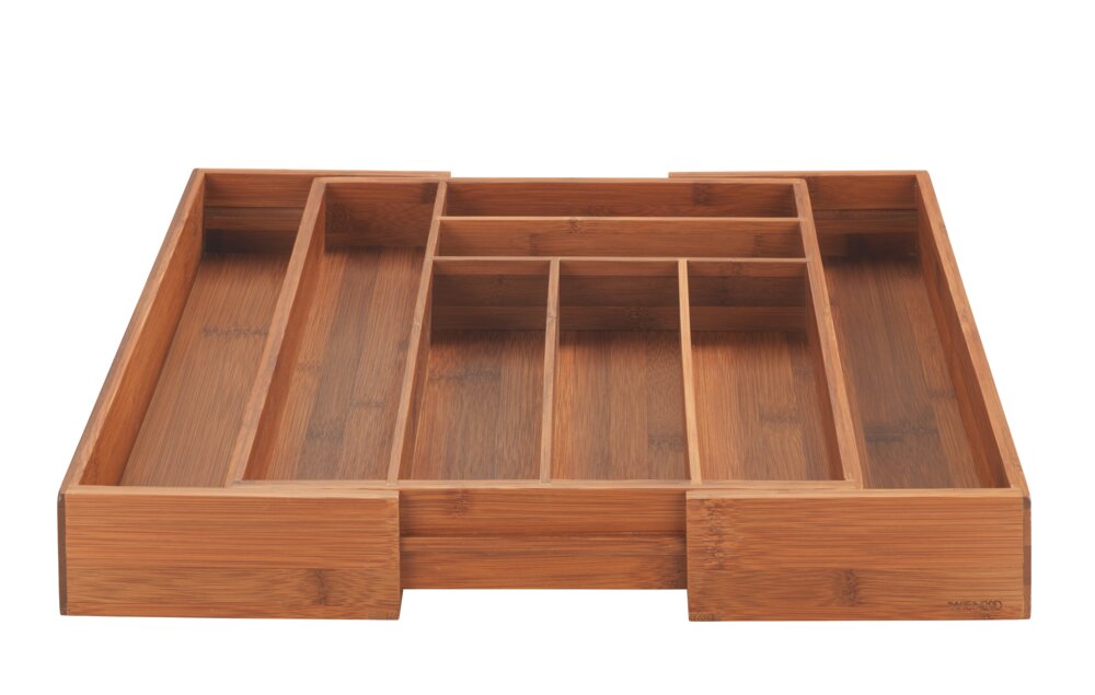 Range-couverts coulissant  en bambou