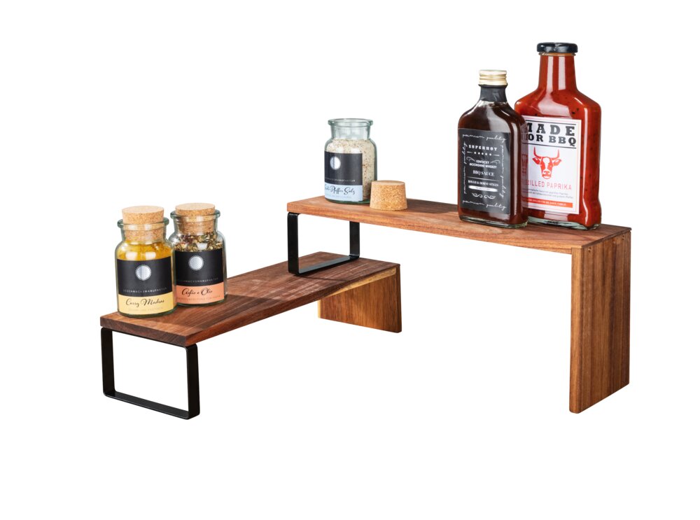 Küchenregal Mod. Vali Akazie  aus FSC® zertifiziertem Akazienholz