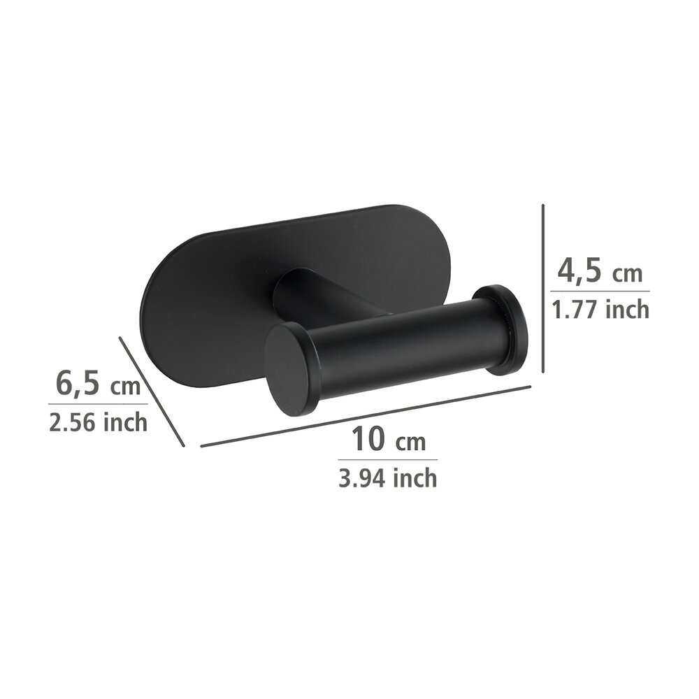 Turbo-Loc® Crochet Duo Orea Black mat  fixer sans percer