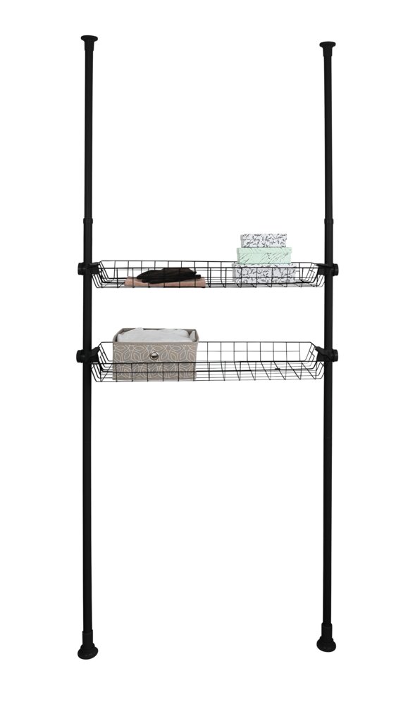 Korb Mod. Herkules Schwarz 2er Set  passend zum Teleskop-System Herkules