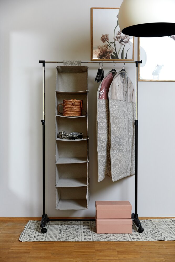 Kleiderständer Mod. Mikey  höhenverstellbar, 4 Rollen