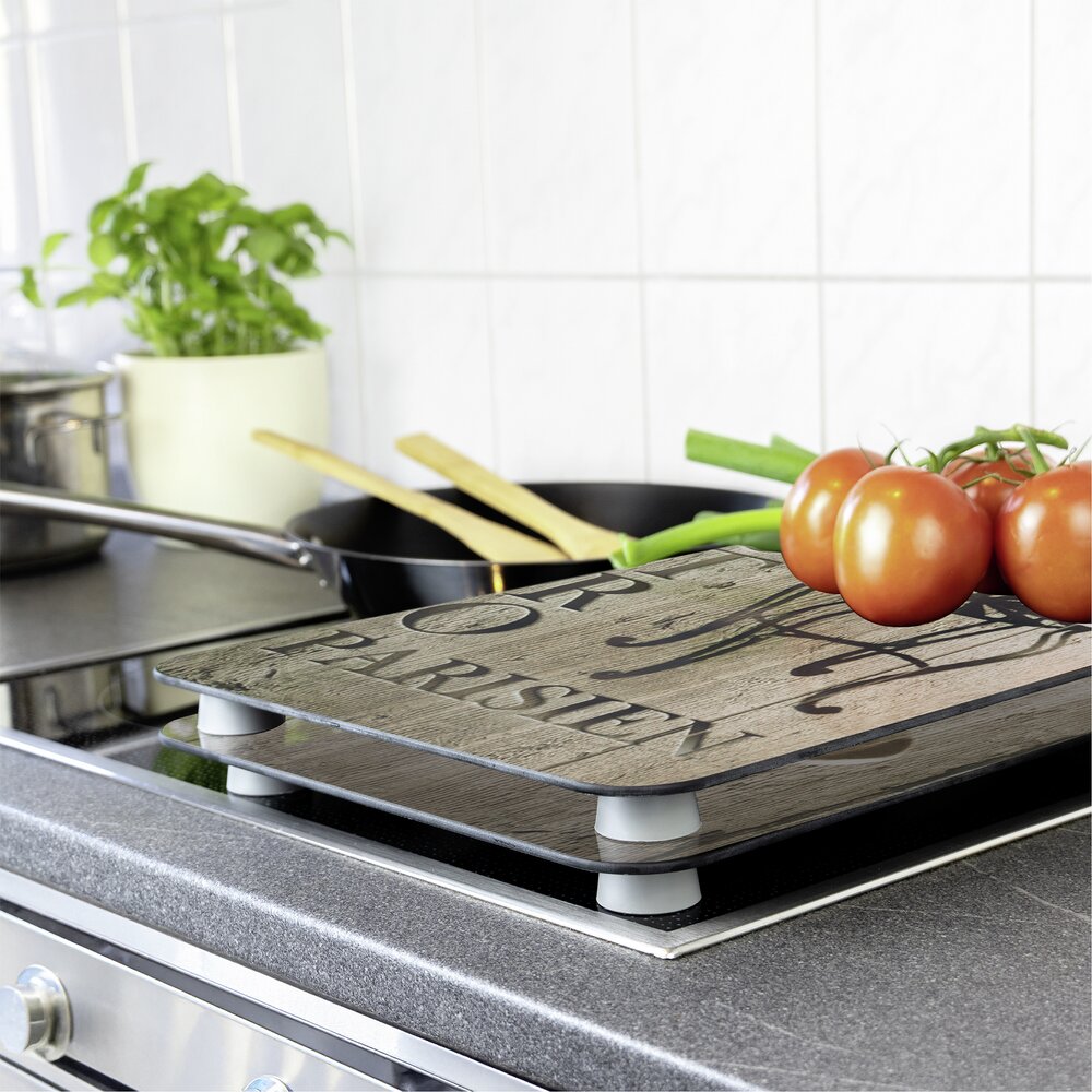 Herdabdeckplatte Universal Mod. Bistro, 2er Set  für alle Herdarten geeignet