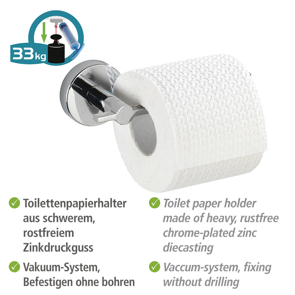 Vacuum-Loc® Toilettenpapierrollenhalter Mod. Capri  Befestigen ohne bohren