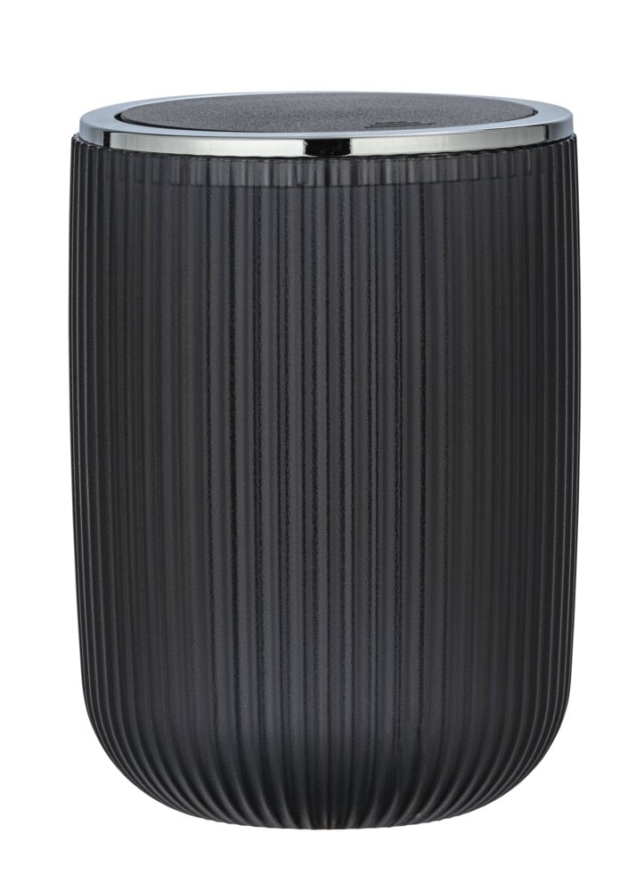 Schwingdeckeleimer Mod. Agropoli S Grau Kosmetikeimer mit Schwingdeckel, 2 l