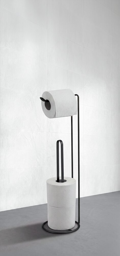 Staande toiletrolhouder 2 in 1 Lugano