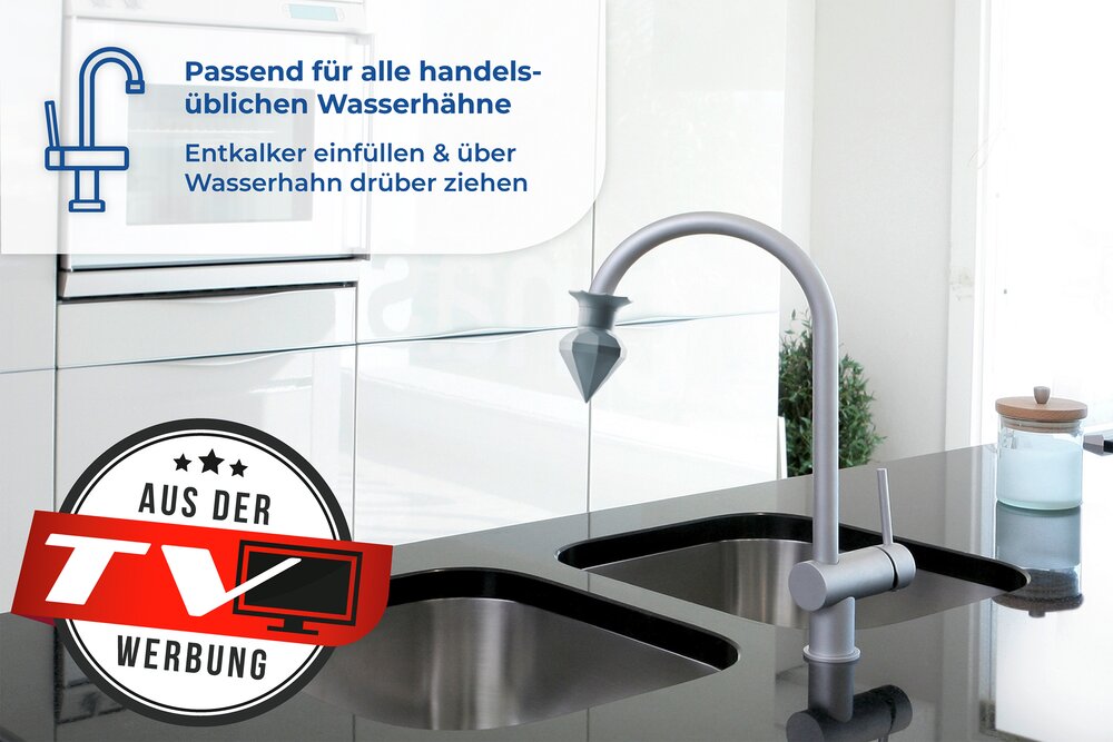 Mod. Diamond Clean Entkalker Diamant für Wasserhähne  Entkalkerballon
