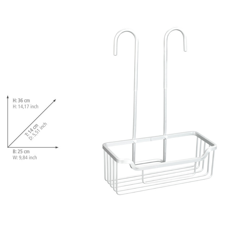 Étagère de douche Milo Aluminium   Fixation sans perçage