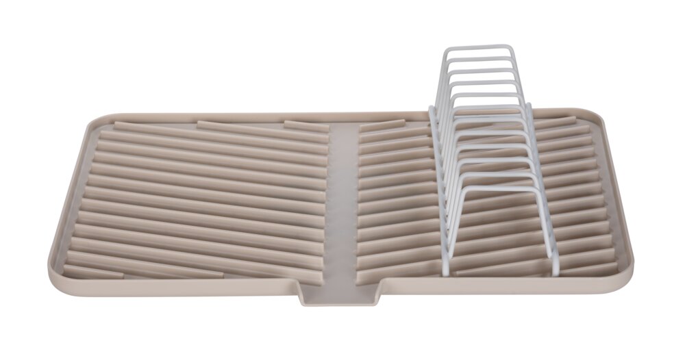 Egouttoir Mod. Ariana, beige, plastique, métal, 43x8x31 cm  antidérapant et peu encombrant