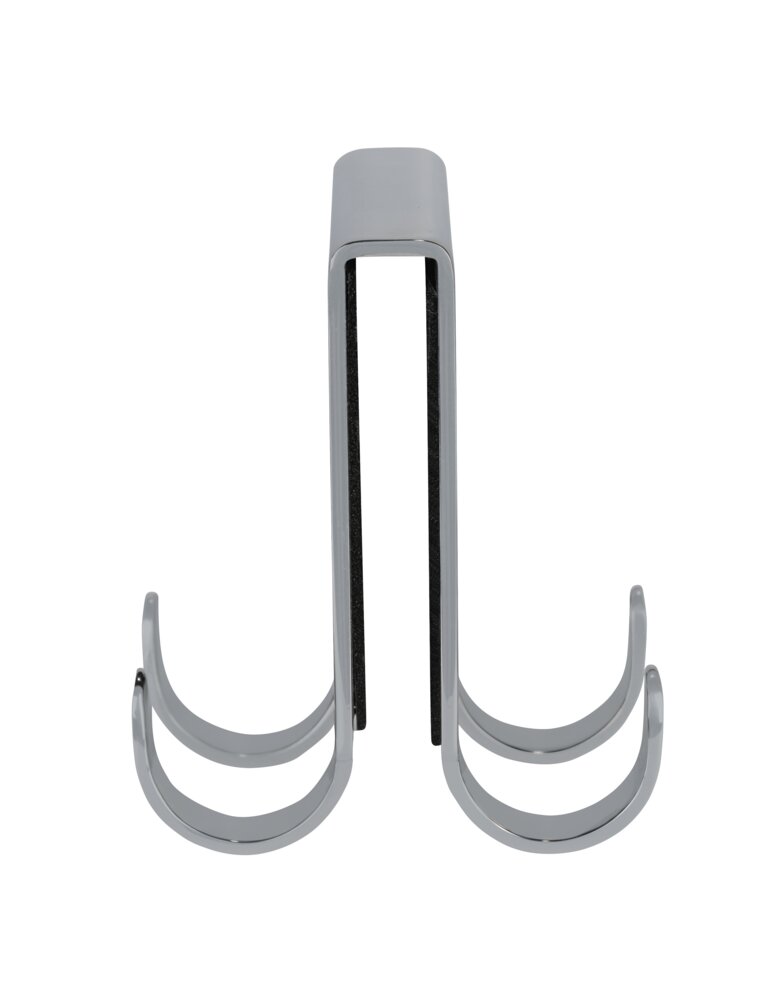 Crochet de douche double Brola Brillant  pour les parois de douche