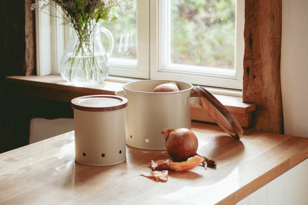 Aufbewahrungsdosen Mod. Aria, 1,6 L, 2er Set  aus pulverbeschichtetem Metall