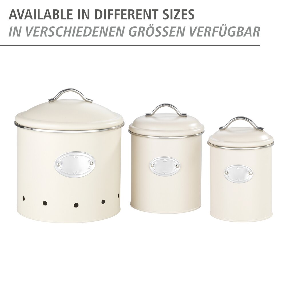 Voorraadpot Nero Beige met gaten, 4 L