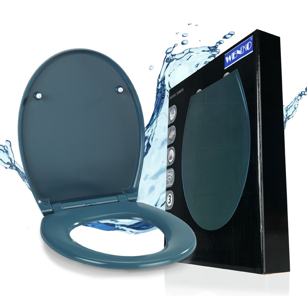 Toiletbril Mod. Samos Slate Blue