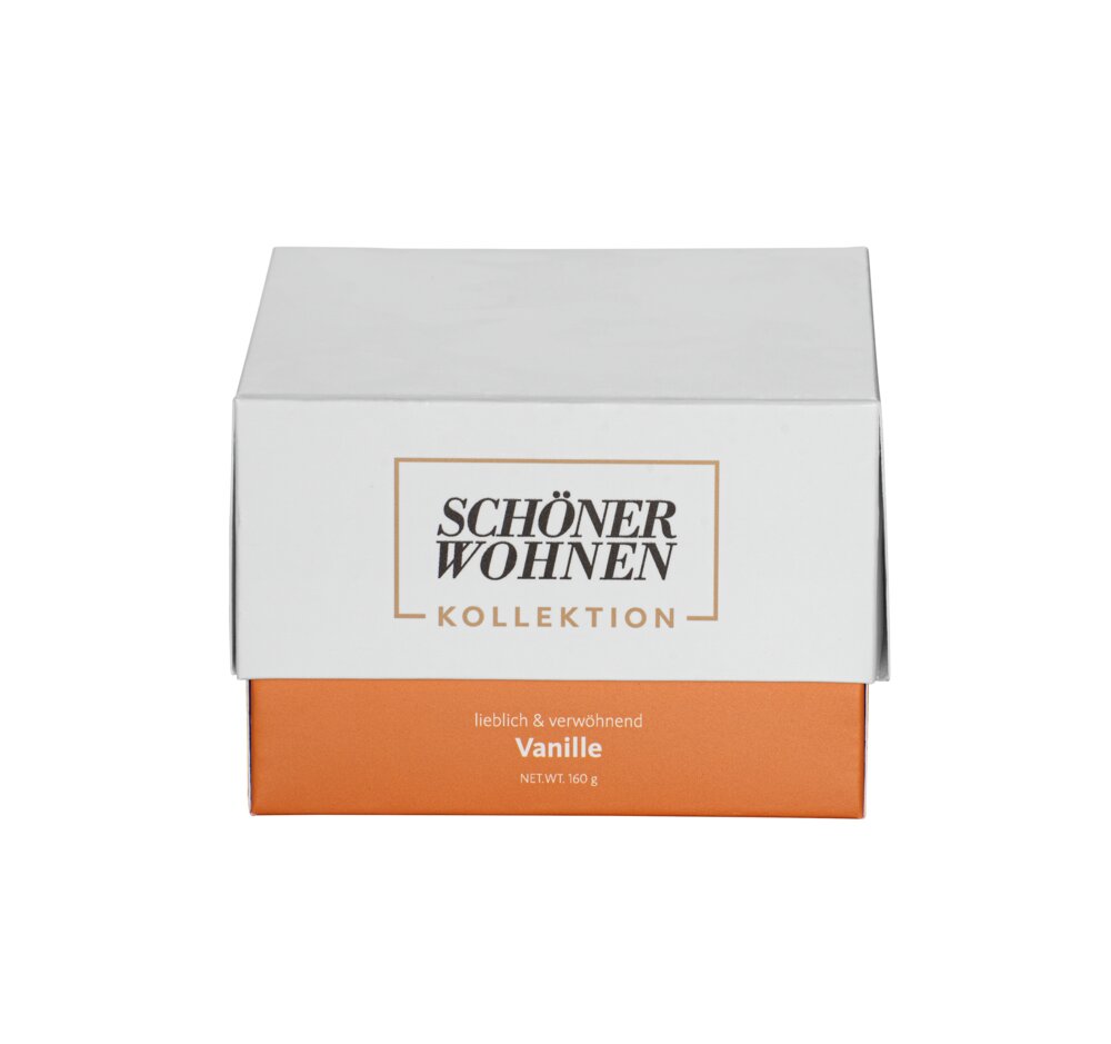 Collection SCHÖNER WOHNEN Bougie parfumée Mod. Vanilla M  Durée de combustion 30 - 40 heures