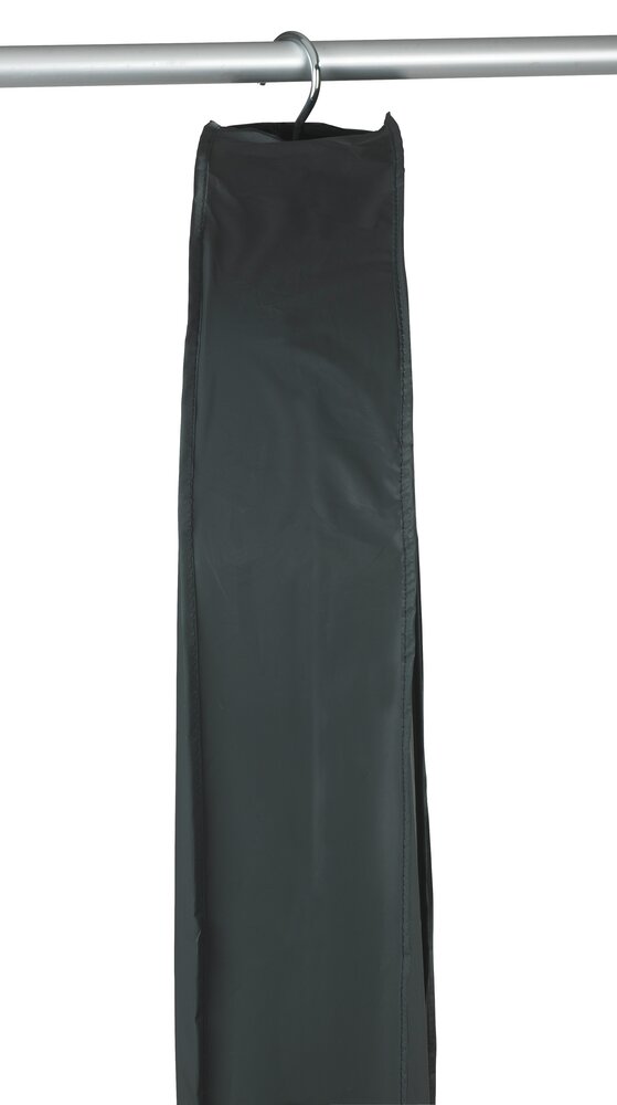 Kledinghoes Mod. Deep Black, 3-delig, zwart, PEVA, 3 maten, ritssluiting