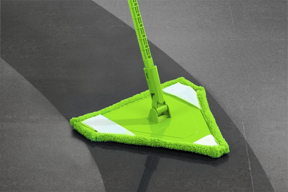 Housse de rechange p. mop TRIANGLE 2p  nettoie uniquement à l'eau