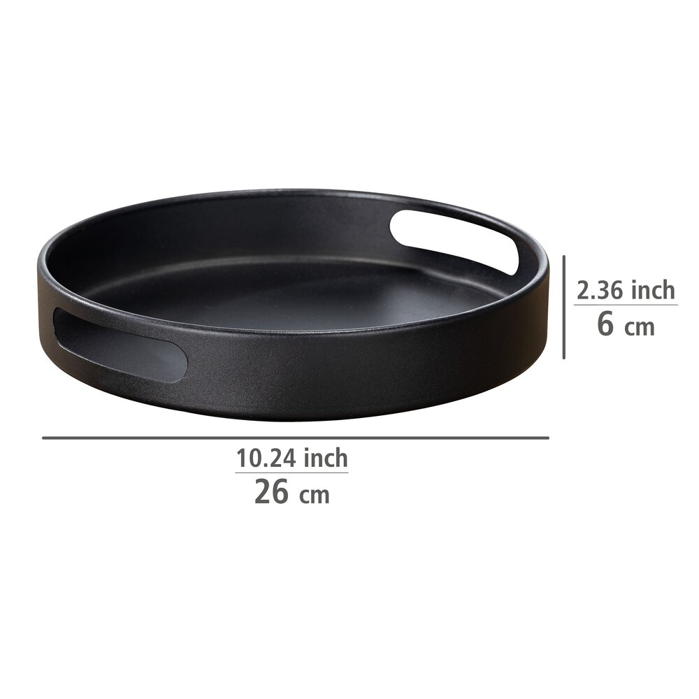 Drehteller Mod. Susie, Schwarz  360° drehbar, für Gewürze & Saucen