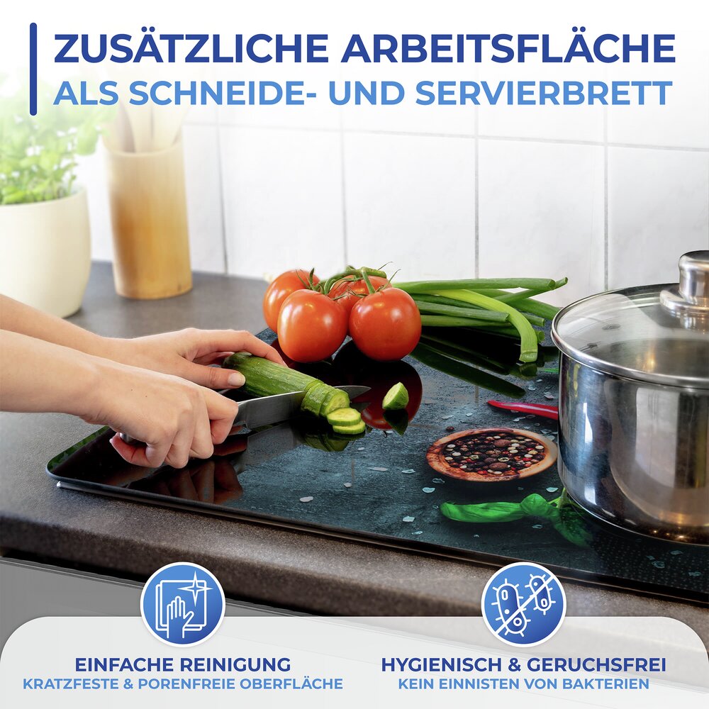 Multi-Platte Mod. Rosmarin  für Glaskeramik Kochfelder